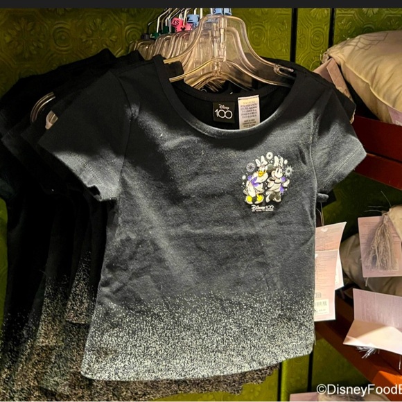 Disney 100 Year Platinum Celebration Girls Tee NWT - Picture 6 of 8